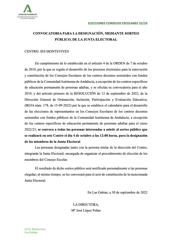 Convocatoria