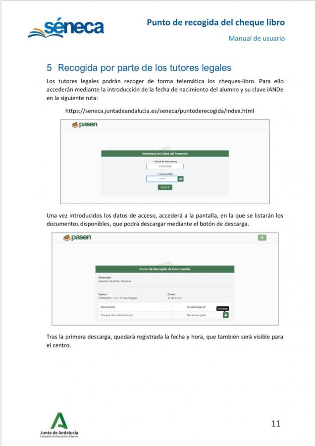 Descarga de cheque libro